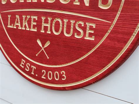 Personalized Lake House Sign Custom Family Lake House Sign | Etsy