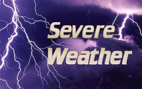 National Weather Service Indicates Chance of Severe Weather on Saturday ...