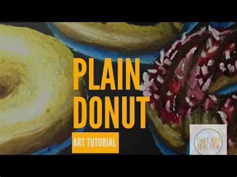 This oil pastel donut art lesson is adaptable for all age levels and is ...