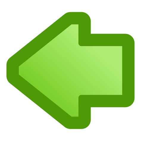 Clipart - icon-arrow-left-green