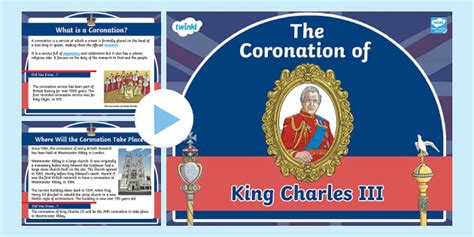 KS2 The Coronation of King Charles III PowerPoint - Twinkl