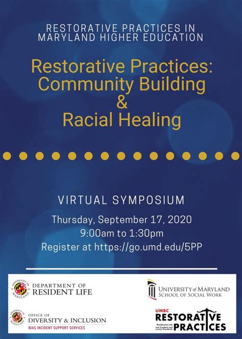 Restorative Practices – Residential Life - UMBC