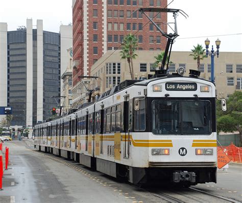 Metro Rail | LA Metro Blue Line train in downtown Long Beach… | So Cal ...