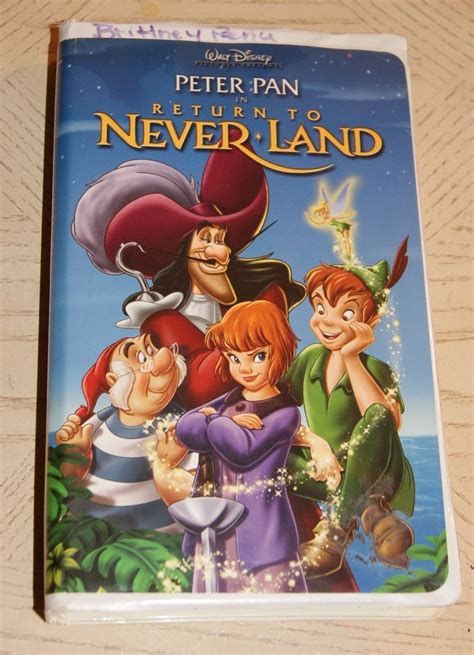 WALT DISNEY - PETER PAN in Return to Never Land (VHS, 2002) | Return to never land, Walt disney ...