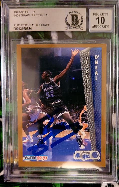 A shaq signature sunday : r/basketballcards