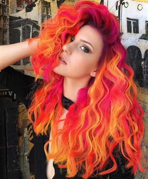 Pin by Remy Zebulon on Hair | Fire hair, Hair styles, Hair color orange