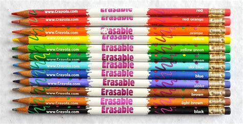 Erasable Colored Pencils | Jenny's Crayon Collection