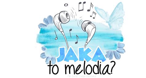 the words jaka to meloida written in black ink on a blue watercolor background