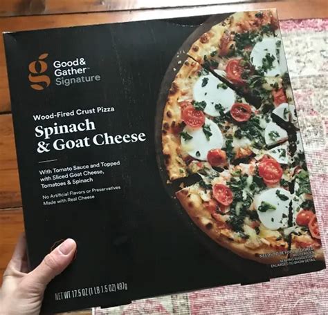 Good & Gather Wood-Fired Spinach and Goat Cheese Frozen Pizza@ Target ...