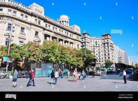 Barcelona city centre Stock Photo - Alamy