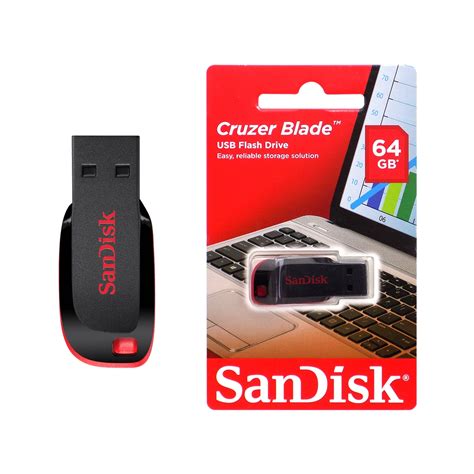 64GB SanDisk Cruzer Blade Flash Drive - LinksYs