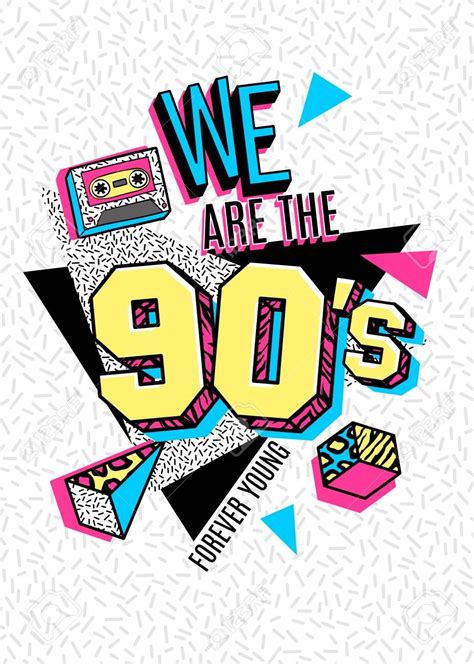 Poster in 80s-90s memphis style. #Sponsored , #Sponsored, #Poster, #style, #memphis | Yearbook ...