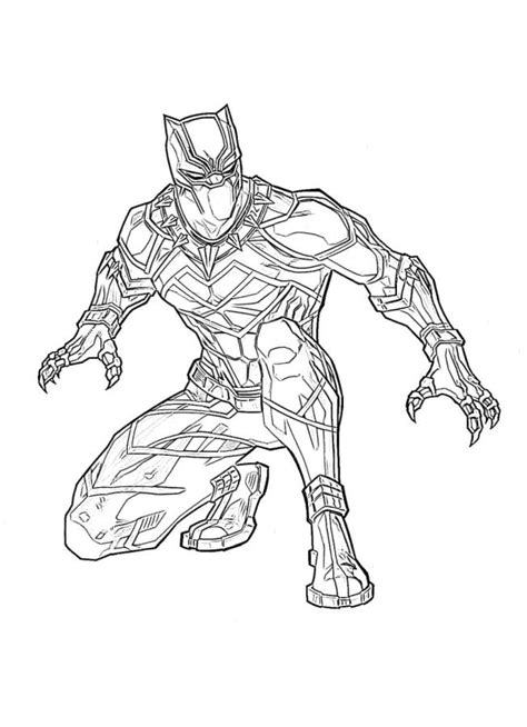 Get This Marvel Black Panther Coloring Pages rsk8