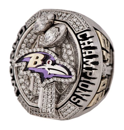 Lot Detail - 2012 Baltimore Ravens Super Bowl Championship Player's Ring - D.J. Bryant- With ...