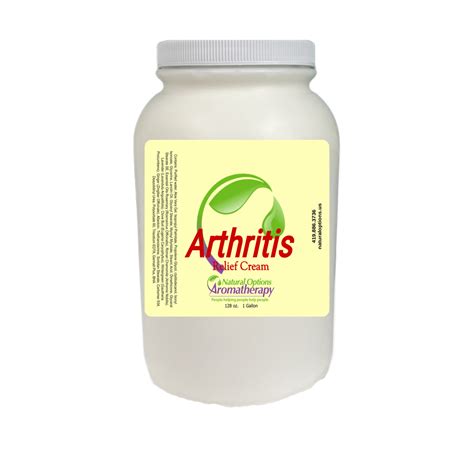 Arthritis Relief Cream (Gallon) - Natural Options Aromatherapy