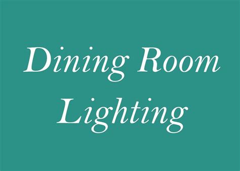Dinging Room Lighting | Room lights, Dining room lighting, Dining room