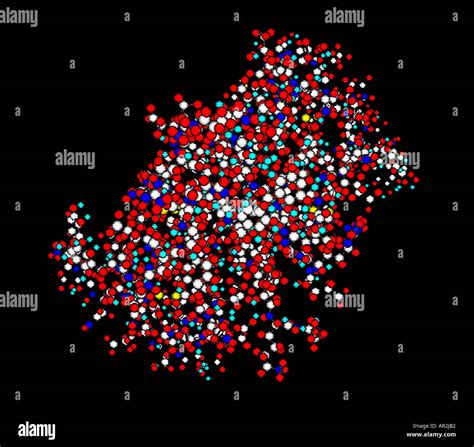 3D computer model of the insulin molecule Stock Photo - Alamy