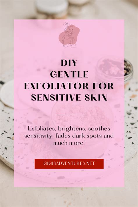 DIY Gentle Exfoliator for Sensitive Skin - Made From 3 Ingredients