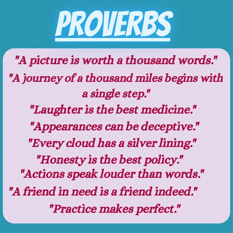 101+ Common Proverbs with Meanings, Examples & Worksheet PDF