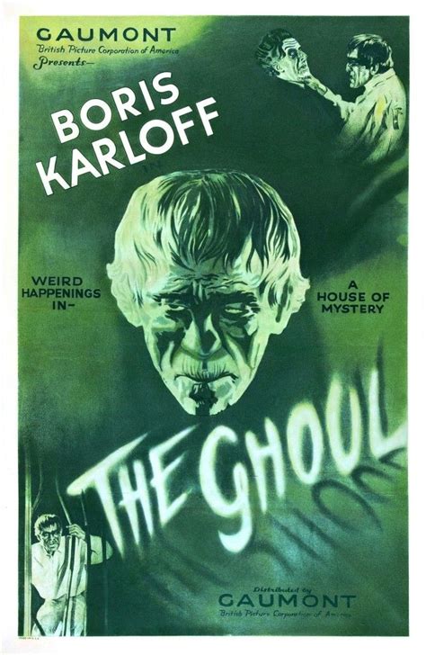 The Ghoul (1933) | Cinema Scream | Horror posters, Sci fi horror movies, Vintage movies