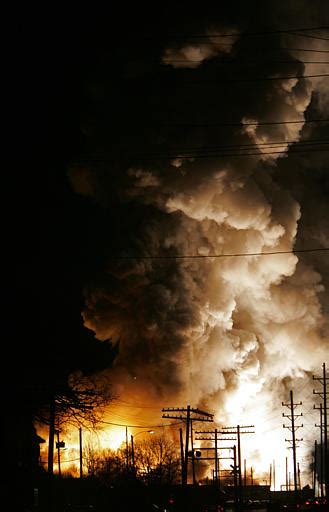 Magnesium fire at a recycling plant