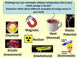 ENERGY STORES, KS4, Physics, New GCSE Specification by italianocoinstealer | Teaching Resources