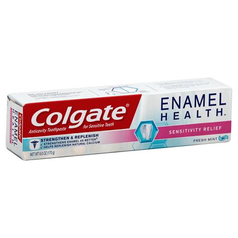 Colgate Enamel Health Sensitivity Relief Fresh Mint - Shop Toothpaste ...