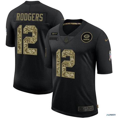 Aaron Rodgers Green Bay Packers 12 Black Camo Vapor Limited Jersey ...