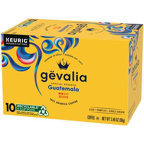 Gevalia Kaffe Special Reserve Guatemala Coffee K-Cup Pods 10Ct | Hy-Vee Aisles Online Grocery ...