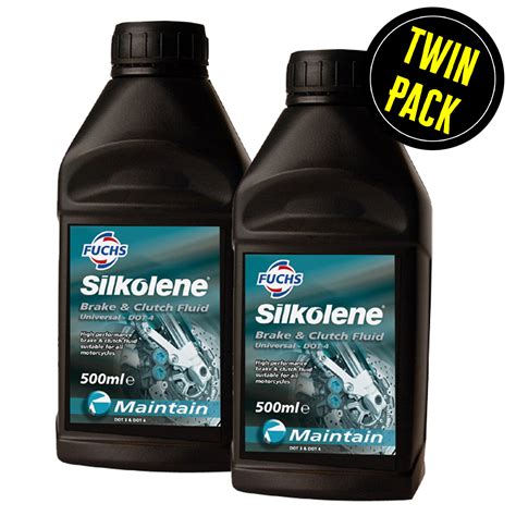 Fuchs Silkolene DOT4 Motorcycle Brake Fluid 2 x 500ml Pack | eBay