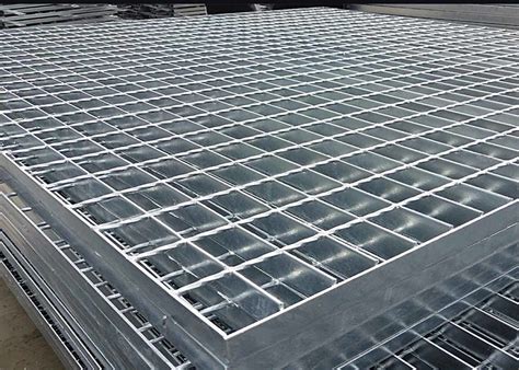 Galvanized Steel Floor Grates , Bearing Bar Grating For Trench / Ship