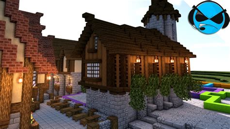 Minecraft: How to Build a Diagonal Medieval House | Medieval Starter ...