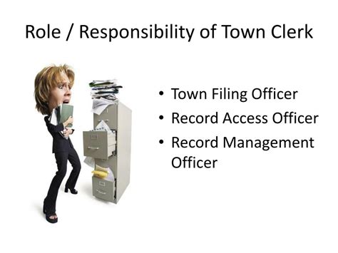 PPT - Town Clerk Duties and Legal Responsibilities PowerPoint Presentation - ID:3742762