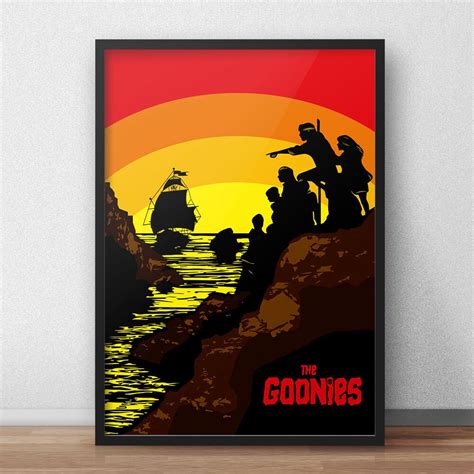 Goonies Poster The Goonies Goonies Print Goonies Wall Art | Etsy