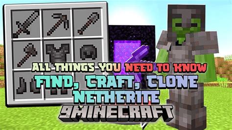 How to Upgrade Your Diamond Gear to Netherite Using Smithing Templates ...