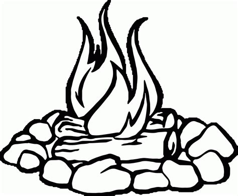 Bonfire clipart black and white, Bonfire black and white Transparent ...