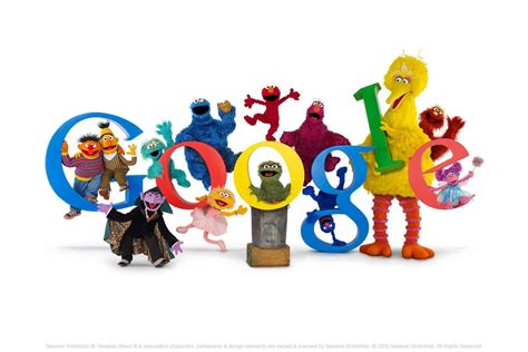 Google Doodles | Google doodles, Doodle 4 google, Sesame street