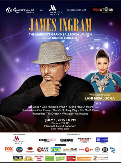 James Ingram Live in Manila 2015 - Philippine Concerts