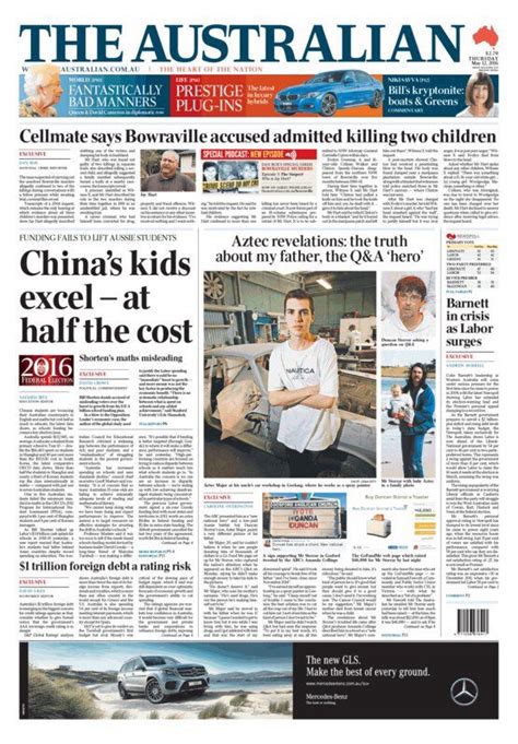 The Australian's circulation now double that of rival AFR as Fairfax ...