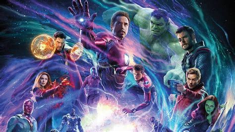 Avengers infinity war, 2018 movies, movies, , poster, iron man, wanda maximoff, thor, star lord ...