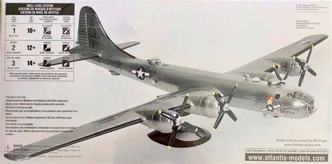 Atlantis Models 1/120 B-29 SuperfortessKit Review - 2Modeler.com