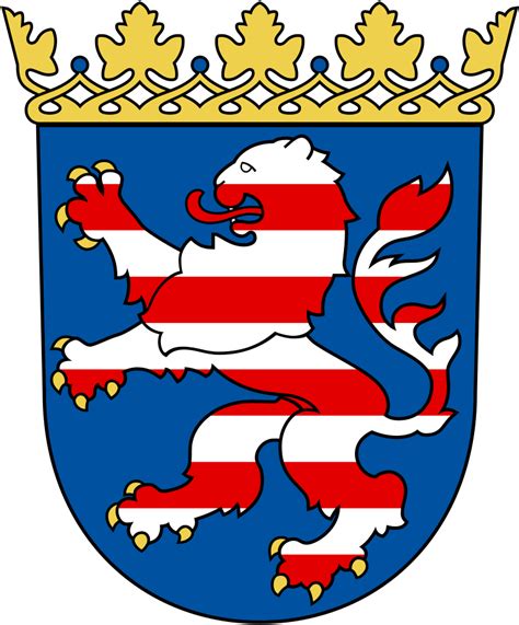 Coat of arms of Hesse - Distretto governativo di Darmstadt - Wikipedia ...