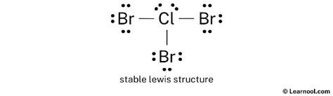 ClBr3 Lewis structure - Learnool