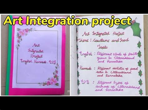 How to make Art Integrated Project for CBSE Class 2 | Easy & Simple Ideas | Karnataka ...