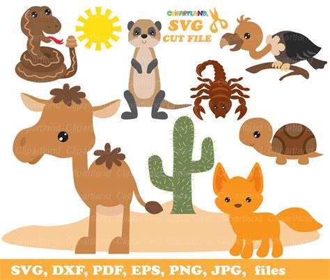 Clipart Desert Animals