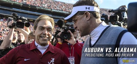 Auburn vs Alabama Football Predictions, Picks and Preview