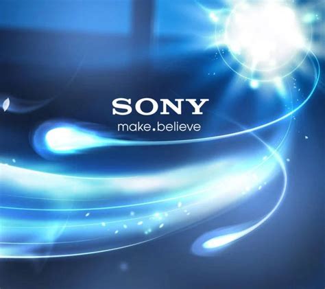 Download Sony Logo Blue Graphic Wallpaper | Wallpapers.com