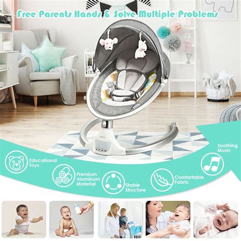 luxury automatic baby swing bouncer infant rocking chair – Online ...