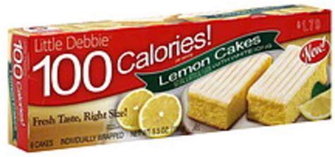 Little Debbie Lemon Cakes - 6 ea, Nutrition Information | Innit