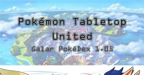 Pokémon Tabletop United Galar Pokédex | RPG Item | RPGGeek